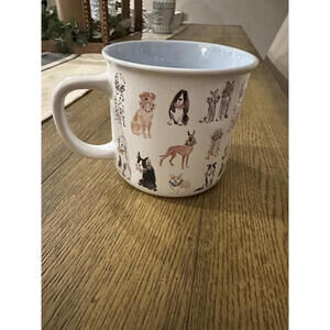 Beth Briggs Watercolor Multi-Breed Dog Ceramic Coffee Mug